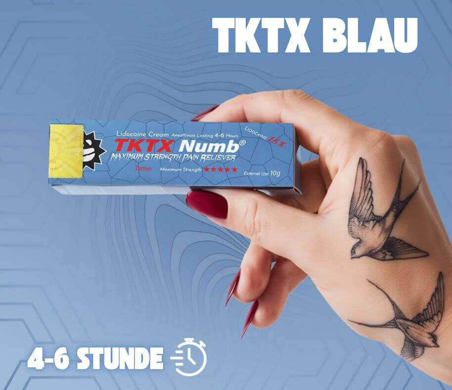 Alternative view of TKTX numb Blau